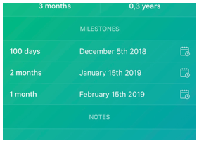 Yonks day counter and countdown app milestones view